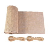 Maxbell Burlap Table Decoration Ornament Tablecloth for Summer Bridal Shower Wedding
