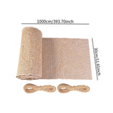 Maxbell Burlap Table Decoration Ornament Tablecloth for Summer Bridal Shower Wedding