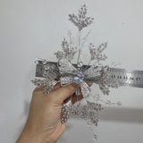 Maxbell 2x Bridal Hair Clip Wedding Rhinestone Flower Holiday Bride Hair Accessories