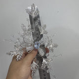 Maxbell 2x Bridal Hair Clip Wedding Rhinestone Flower Holiday Bride Hair Accessories