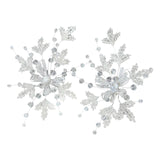 Maxbell 2x Bridal Hair Clip Wedding Rhinestone Flower Holiday Bride Hair Accessories