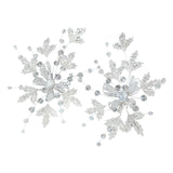 Maxbell 2x Bridal Hair Clip Wedding Rhinestone Flower Holiday Bride Hair Accessories
