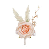 Maxbell Rose Boutonniere Groom and Best Man Boutonnieres for Prom Bridesmaid Wedding