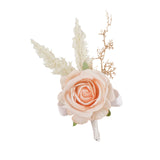 Maxbell Rose Boutonniere Groom and Best Man Boutonnieres for Prom Bridesmaid Wedding