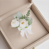 Maxbell 6x Wedding Boutonniere Rose Corsages for Anniversary Men Women Formal Dinner