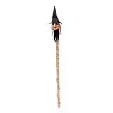 Maxbell Halloween Staff Prop Themed Party Decoration Multipurpose Light up Cane Prop Yellow faced witch