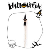 Maxbell Halloween Staff Prop Themed Party Decoration Multipurpose Light up Cane Prop Skull
