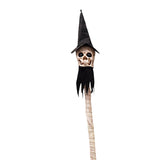 Maxbell Halloween Staff Prop Themed Party Decoration Multipurpose Light up Cane Prop Skull