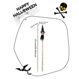 Maxbell Halloween Staff Prop Themed Party Decoration Multipurpose Light up Cane Prop Skull