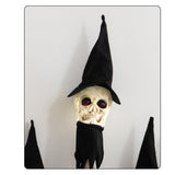 Maxbell Halloween Staff Prop Themed Party Decoration Multipurpose Light up Cane Prop Skull
