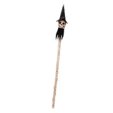 Maxbell Halloween Staff Prop Themed Party Decoration Multipurpose Light up Cane Prop Skull