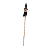 Maxbell Halloween Staff Prop Themed Party Decoration Multipurpose Light up Cane Prop Skull
