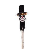 Maxbell Halloween Staff Prop Themed Party Decoration Multipurpose Light up Cane Prop Top Hat Clown