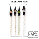 Maxbell Halloween Staff Prop Themed Party Decoration Multipurpose Light up Cane Prop Top Hat Clown