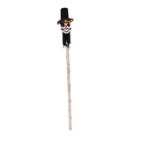 Maxbell Halloween Staff Prop Themed Party Decoration Multipurpose Light up Cane Prop Top Hat Clown
