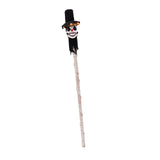 Maxbell Halloween Staff Prop Themed Party Decoration Multipurpose Light up Cane Prop Top Hat Clown