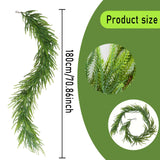 Maxbell Artificial Pine Garland Christmas Pine Decoration for Door Fireplace Outdoor