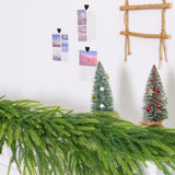 Maxbell Artificial Pine Garland Christmas Pine Decoration for Door Fireplace Outdoor