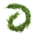 Maxbell Artificial Pine Garland Christmas Pine Decoration for Door Fireplace Outdoor
