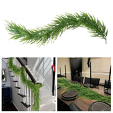 Maxbell Artificial Pine Garland Christmas Pine Decoration for Door Fireplace Outdoor
