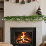 Maxbell Artificial Pine Garland Prop Realistic 59.06inch for Table Fireplace Hanging