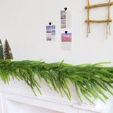Maxbell Artificial Pine Garland Prop Realistic 59.06inch for Table Fireplace Hanging