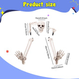 Maxbell Skeleton Stakes Lawn Decoration Outdoor Yard Lawn Stake for Party Porch Lawn