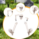 Maxbell Skeleton Stakes Lawn Decoration Outdoor Yard Lawn Stake for Party Porch Lawn