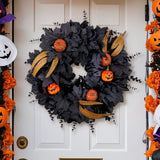 Maxbell Halloween Wreath Garland Wall Hanging Artificial for Farmhouse Home Festival