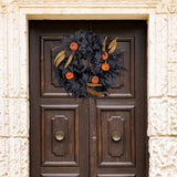 Maxbell Halloween Wreath Garland Wall Hanging Artificial for Farmhouse Home Festival
