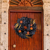 Maxbell Halloween Wreath Garland Wall Hanging Artificial for Farmhouse Home Festival