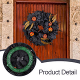 Maxbell Halloween Wreath Garland Wall Hanging Artificial for Farmhouse Home Festival