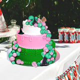 Maxbell 44Pcs Witch Hat Cake Topper with Balloon for Bridal Shower Weddings Birthday
