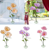 Maxbell Large Artificial Flower Handcrafted Paper Flower for Birthday Wedding Garden Champagne