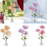 Maxbell Large Artificial Flower Handcrafted Paper Flower for Birthday Wedding Garden Champagne