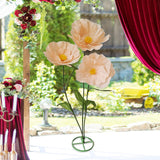 Maxbell Large Artificial Flower Handcrafted Paper Flower for Birthday Wedding Garden Champagne