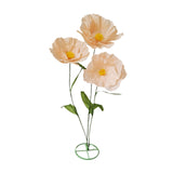 Maxbell Large Artificial Flower Handcrafted Paper Flower for Birthday Wedding Garden Champagne