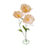 Maxbell Large Artificial Flower Handcrafted Paper Flower for Birthday Wedding Garden Champagne