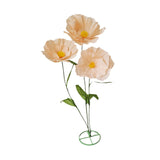 Maxbell Large Artificial Flower Handcrafted Paper Flower for Birthday Wedding Garden Champagne