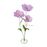 Maxbell Large Artificial Flower Handcrafted Paper Flower for Birthday Wedding Garden Violet