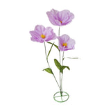 Maxbell Large Artificial Flower Handcrafted Paper Flower for Birthday Wedding Garden Violet