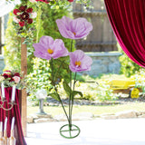 Maxbell Large Artificial Flower Handcrafted Paper Flower for Birthday Wedding Garden Violet