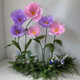 Maxbell Large Artificial Flower Handcrafted Paper Flower for Birthday Wedding Garden Pink