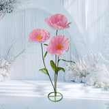 Maxbell Large Artificial Flower Handcrafted Paper Flower for Birthday Wedding Garden Pink