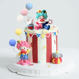 Maxbell 19Pcs Circus Cake Toppers DIY Carnival Party Decorations for Favors Supplies