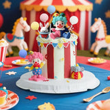 Maxbell 19Pcs Circus Cake Toppers DIY Carnival Party Decorations for Favors Supplies