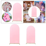 Maxbell Arch Backdrop Stand Cover Stretchy for Baby Shower Wedding Banquet Reception 200x100cm