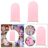 Maxbell Arch Backdrop Stand Cover Stretchy for Baby Shower Wedding Banquet Reception 200x100cm