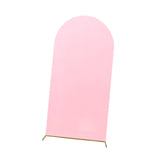 Maxbell Arch Backdrop Stand Cover Stretchy for Baby Shower Wedding Banquet Reception 220x120cm