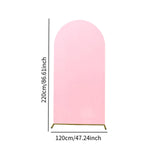 Maxbell Arch Backdrop Stand Cover Stretchy for Baby Shower Wedding Banquet Reception 220x120cm
